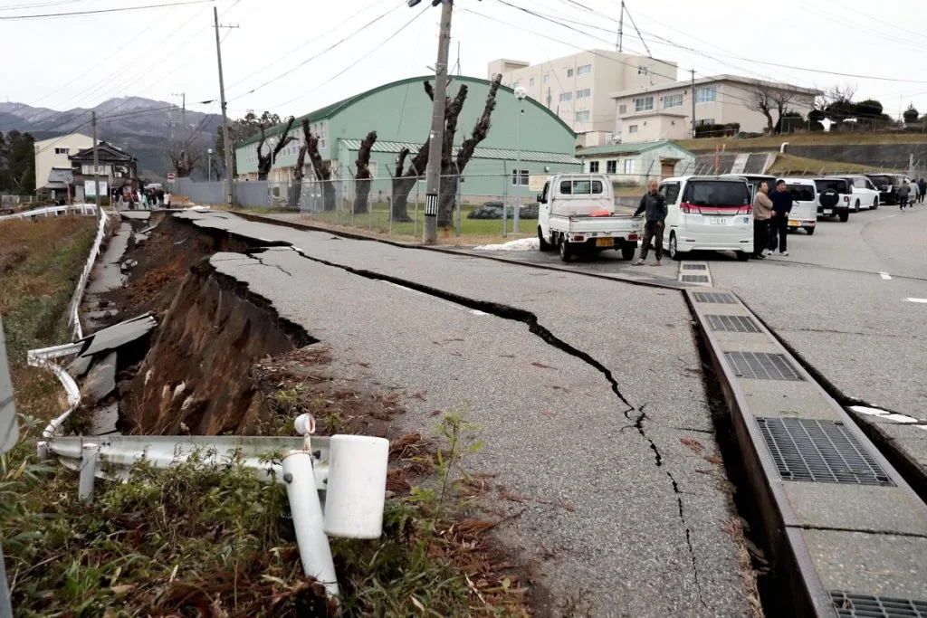 In Northern Japan: Hundreds Sheltered, Airports and Nuclear Sites Affected by Powerful 7.5 earthquake Strikes.